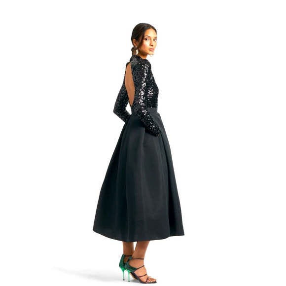 Sachin + Babi 
Amity Gown - Black
Modern Sequin Cocktail Dress - Picture 5 of 6